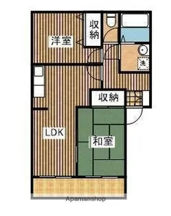グランドール【A101号室】の間取り