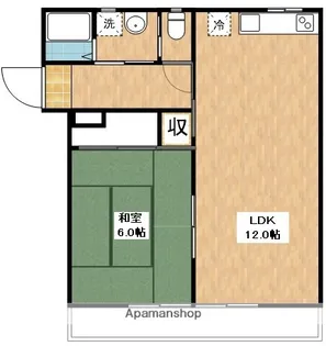エムコーポB【201号室】の間取り