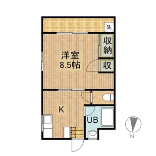 ことぶきコーポ【303号室】の間取り
