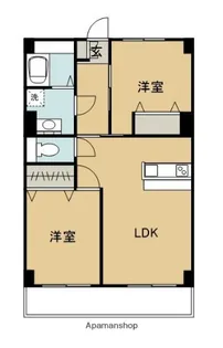 領家コーポラス【505号室】の間取り