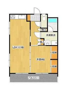 コーポナガトモⅡ【302号室】の間取り