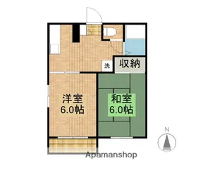 タウニィ希望ヶ丘【201号室】の間取り
