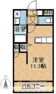 マリベールARASHIANS【3階】の間取り