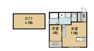 アヴァンツァーレ【2階】の間取り