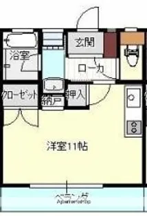 S−DORMITORY神宮東【202号室】の間取り