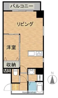 THE REGENCY 船塚(ザ リージェンシーフナツカ)【502号号室】の間取り