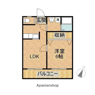 アメニティ大塚Ⅰ【207号室】の間取り