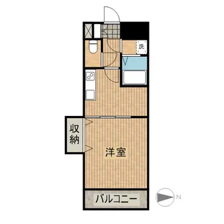 コスモマンション戸高【206号室】の間取り