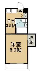 ステーションコーポ【306号室】の間取り