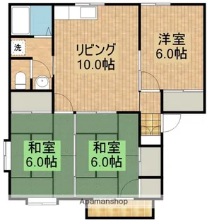 カゼッティーナレイチェ【201号室】の間取り