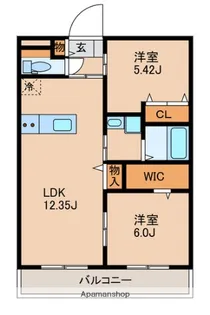 NEIGHBORSⅡ【105号室】の間取り