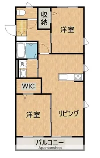 フォレストティグリス【201号室】の間取り