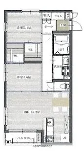 ALTE MEISTER レオ【101号室】の間取り