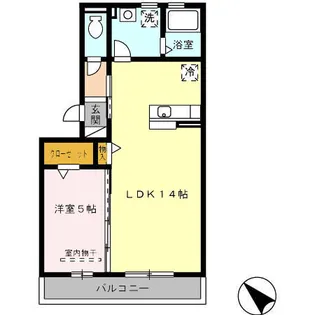 TーROOM【2階】の間取り