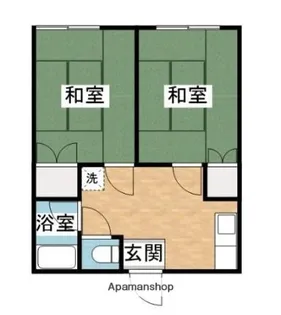 チェリーハイツ(月見ヶ丘)【103号室】の間取り