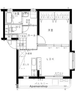 シエースタ・ひなたⅡ【4階】の間取り