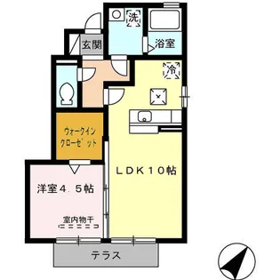 トロンルミネ【101号室】の間取り