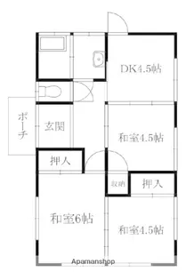 宮崎県宮崎市恒久南3丁目【一戸建】の間取り