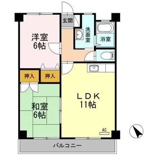 MKコーポ【2階】の間取り