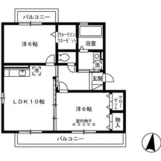ミーテ・Ⅱ【1階】の間取り