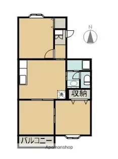 CITY NOVA【B棟102号室】の間取り