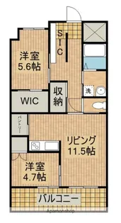 ディアコート新栄【7階】の間取り
