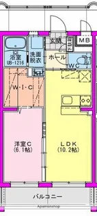 (仮称)吉村町大町YMマンション【305号室】の間取り