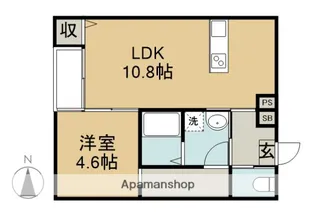 CUORE B棟【1階】の間取り
