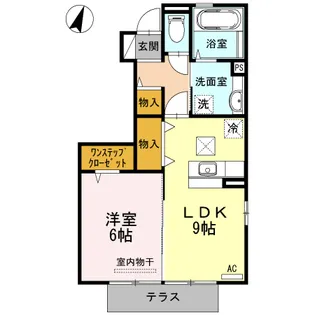 メルヴェーユ A【1階】の間取り