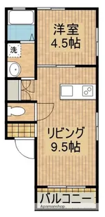 アルテブラン祇園【101号室】の間取り