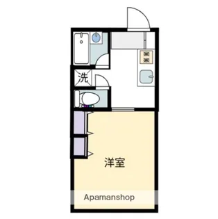ロイヤルシティ鶴島【202号室】の間取り