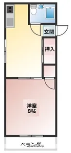 堀川ハイツ【106号室】の間取り