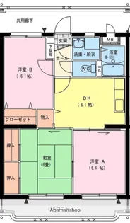 ホープパレス【1階】の間取り