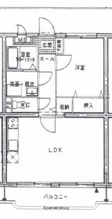 セルリア大橋【2階】の間取り