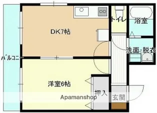 フレグランス成道【303号室】の間取り