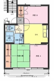 ジェネシス大島 B【107号室】の間取り