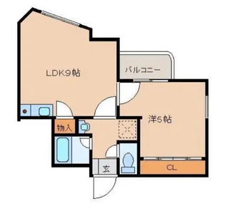 マトリクス【601号室】の間取り