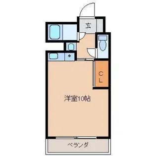 リバティハウス【302号室】の間取り