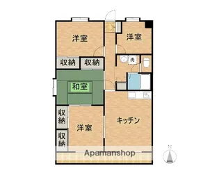 アドミラブールA【4階】の間取り