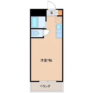 メモリースリー【3B号室】の間取り