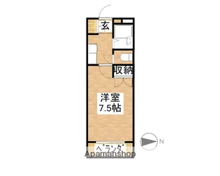 コスタ吉村【415号室】の間取り