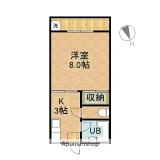 清武ベルメゾン【202号室】の間取り