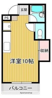 コートハウス青葉【408号室】の間取り