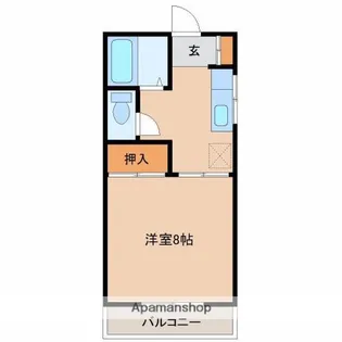 カーサルーチェ【2A号室】の間取り