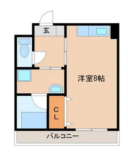 レジデンスパルコ【3階】の間取り