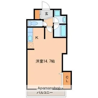 プロムナーデ神宮【401号室】の間取り