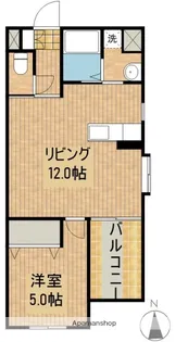 ソラーレ広島【4階】の間取り