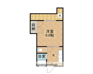 藤井コーポ【408号室】の間取り