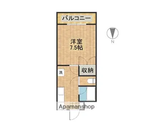 第5三蔵ビル【405号室】の間取り