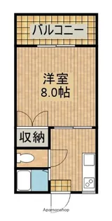 高洲コーポ【103号室】の間取り